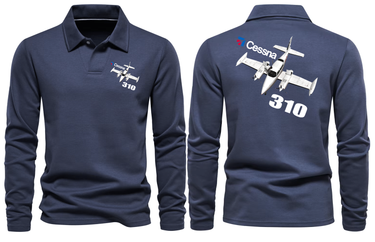CESSNA 310 LONG SLEEVE POLO